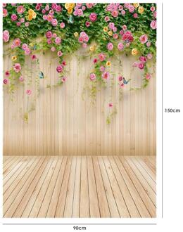 Houten Planken Bloem Fotografie De Kleur Is Edele En Elegante Materiaal Duurzaam Achtergrond Doek Achtergrond Studio Foto Decor