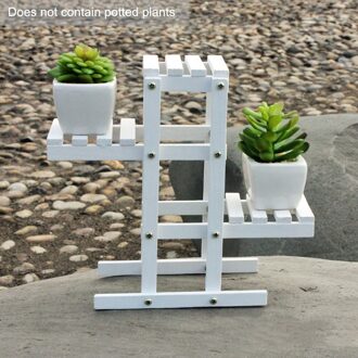 Houten Plant Stand Pot Duurzaam Plant Plank Bloempot Stand Opbergrek Plant Holder Outdoor Meubels Decoratie