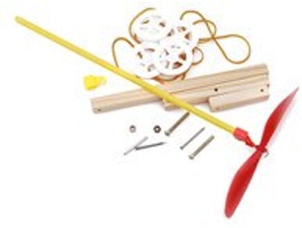 Houten Plastic Dynamische Rubber Band Aangedreven Auto 'S Diy Kinderen Educatief Gemonteerd Puzzel Materiaal Speelgoed Beste Cadeaus Voor Kinderen