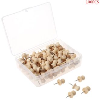 Houten Punaise Board Pins Pushpins Tekening Foto Muur Studs Nail Kantoor Schoolbenodigdheden