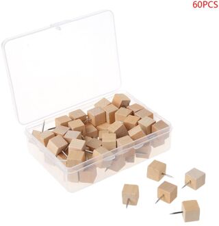 Houten Punaise Board Pins Pushpins Tekening Foto Muur Studs Nail Kantoor Schoolbenodigdheden