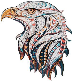 Houten Puzzel Kleurrijke Eagle-Vormige Dier Puzzel Speelgoed