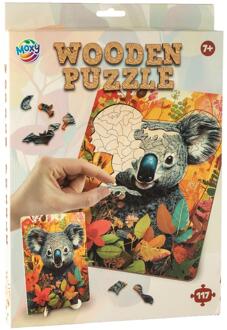 Houten puzzel koala unieke vormen