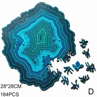 Houten Puzzel Regenboog Aarde Universe Vorm Puzzel Oneindige Lus Specifieke Diy Gboard Game Kids Volwassen Uitdagende Speelgoed