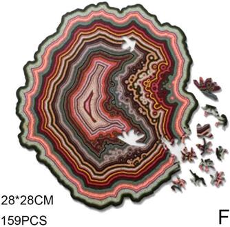 Houten Puzzel Regenboog Aarde Universe Vorm Puzzel Oneindige Lus Specifieke Diy Gboard Game Kids Volwassen Uitdagende Speelgoed