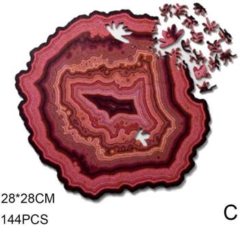 Houten Puzzel Regenboog Aarde Universe Vorm Puzzel Oneindige Lus Specifieke Diy Gboard Game Kids Volwassen Uitdagende Speelgoed