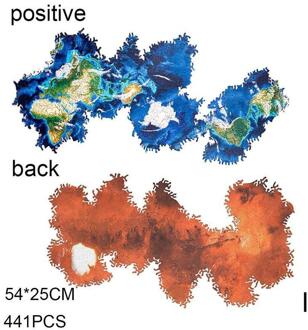 Houten Puzzel Regenboog Aarde Universe Vorm Puzzel Oneindige Lus Specifieke Diy Gboard Game Kids Volwassen Uitdagende Speelgoed