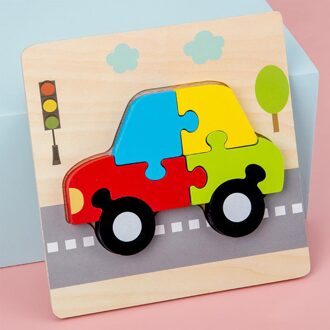 Houten Puzzel Voor Kinderen Voorschoolse Peuter Puzzels Educatief Speelgoed Car