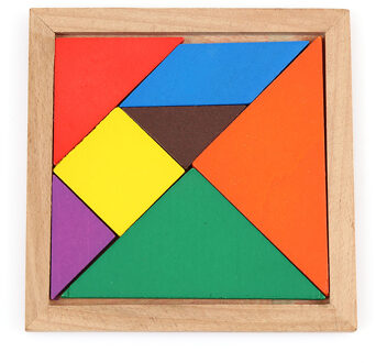 Houten Puzzel Voorschoolse Vroege Educatief Speelgoed Diy 7 Kleuren Boards Ontwikkelen Intelligentie Manipulatieve Vermogen Puzzel