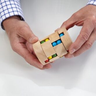 Houten puzzelcilinder