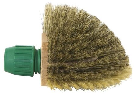 Houten raagbol met steelhouder 21 x 16,5 x 9 cm