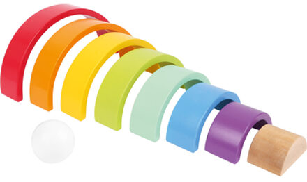 Houten regenboog blokken - Large - 7 kleuren - Houten speelgoed vanaf 1 jaar