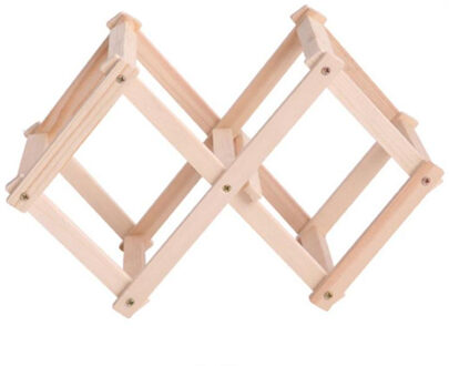 Houten Rode Wijn Rack 3//6/10 Fles Houder Bar Display Plank Opvouwbare Houten Huis Opslag Decoratie