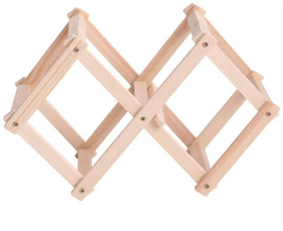Houten Rode Wijn Rack 3//6/10 Fles Houder Bar Display Plank Opvouwbare Houten Huis Opslag Decoratie