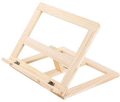 Houten Schildersezel, Kookboek Stand, Tekst Boek Tablet Rest 1XCE