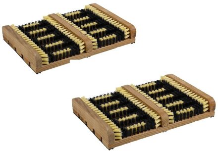 Houten schoenen borstelmat 35 cm - Action products