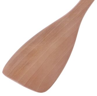 Houten Schop Spatel Wok Handgemaakte Lepel Niet Stok Keuken Koken Schraper B95B