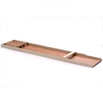 houten sjoelbak 200 x 41 x 7,5 cm hout 30 schijven Bruin