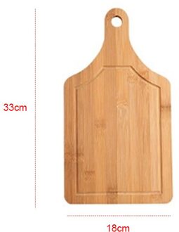 Houten Snijplank Keuken Snijplank Met Handvat Massief Houten Voedsel Board Pizza Brood Fruit Kan Hangen Snijplank 33x18cm