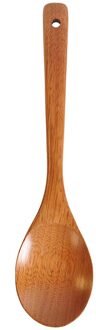 Houten Spatel Duurzaam Koken Schop Keukengerei Hittebestendige Kleine Non-stick Hout Turner Rijst Lepel Servies # W2G