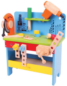 Houten speelgoed werkbank Powertool