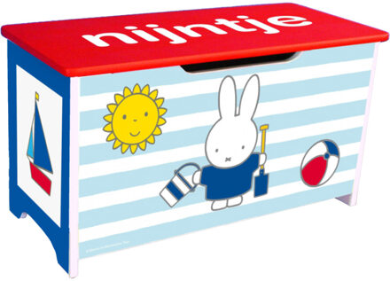 houten speelgoedkist - blauw Multikleur