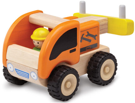 Houten speelgoedvoertuig Takelwagen