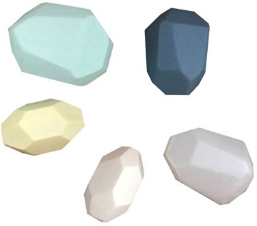 Houten Steen Voor Kids Bouwsteen Creatief Speelgoed Stapelen Spel Regenboog Speelgoed 5Pcs Educatief Spel Kinderen Houten Speelgoed