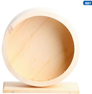 Houten Stille Roller Hamster Running Oefening Wiel Muis Hedgehog Sport Wiel Huisdier Speelgoed Hamster Muizen 1