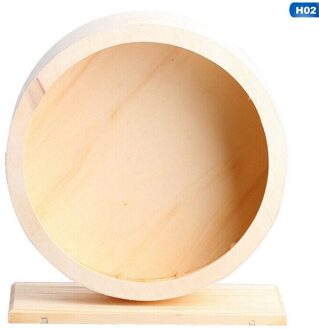 Houten Stille Roller Hamster Running Oefening Wiel Muis Hedgehog Sport Wiel Huisdier Speelgoed Hamster Muizen 2