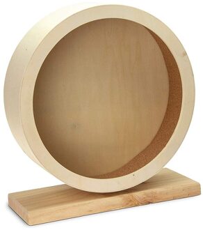 Houten Stille Roller Hamster Running Oefening Wiel Muis Hedgehog Sport Wiel Huisdier Speelgoed Hamster Muizen En Afrikaanse Egel
