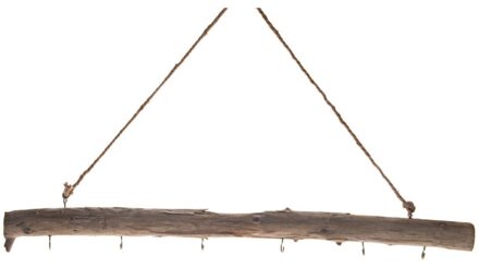 Houten Stok Hanger, 6 Haaks