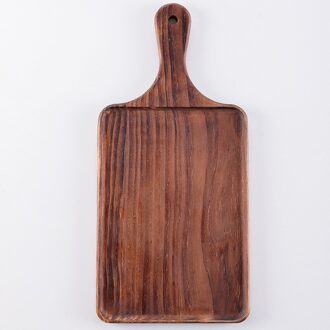 Houten Sushi Tray Drink Koffie Cake Beuken Snack Houten Plaat Pizza Plaat Japanse Servies Kaki