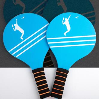 Houten Tennisbal Rackets Set Anti-Slip Handvat Outdoor Sport Strand Bal Bat Set 34/19/4 cm