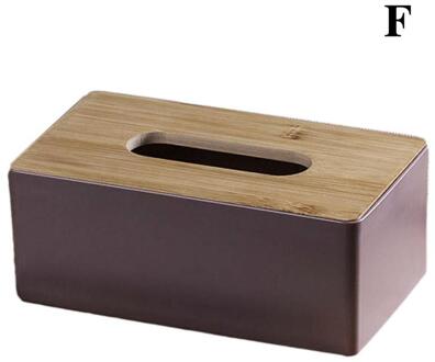 Houten Tissue Houder Huishoudelijke Tissue Doos Auto Opslag Meubels Doos Tissue Doos U5E2 F