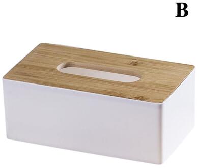 Houten Tissue Houder Huishoudelijke Tissue Doos Auto Opslag Meubels Doos Tissue Doos U5E2