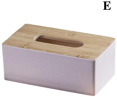 Houten Tissue Houder Huishoudelijke Tissue Doos Auto Opslag Meubels Doos Tissue Doos U5E2