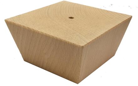 Houten trapezium meubelpoot 5 cm