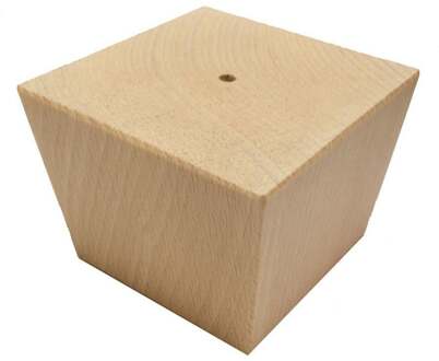 Houten trapezium meubelpoot 8 cm