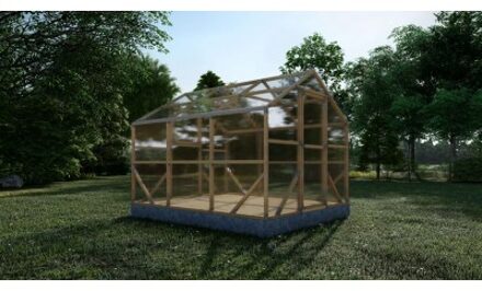 Houten Tuinkas 2.6 x 3 Meter Black