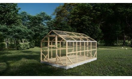 Houten Tuinkas 2.6 x 4 Meter Black