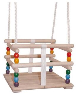 Houten veiligheidsschommel Woody
