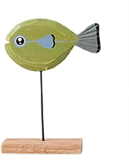 Houten Vis Ornamenten Office Desktop Decor Ambachten Houten Vis Desktop Versiering Decoratie Houten Decoratie