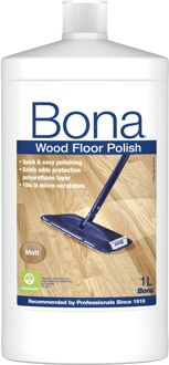 Houten Vloer Polish Mat - 1 Liter - Houten Vloer Onderhoud - Beschermend - Onderhoud