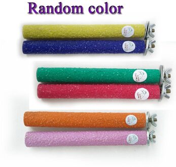 Houten Vogel Klauw Snavel Slijpen Bar Staande Stok Papegaai Station Pole Slijpen Stand Klauwen Vogel Benodigdheden Kooi Accessoires 1Pc 10cm