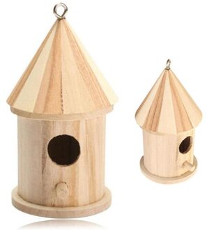 Houten Vogelnest Opknoping Vogels Huis Voor Parkieten Grasparkiet En Kleine Vogels (Kleine)