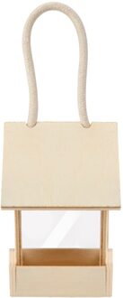 Houten Vogelvoeders Opknoping Type Outdoor Huisdier Vogel Zaden Voedsel Feeder Boom Tuin Snacks Emmer Houder Vogel Feeder Feed Station #30