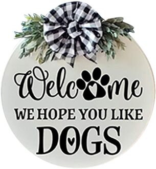 Houten Welkom Deur Party Richting Borden Hanger Deur Krans Decoratie Deur Voordeur Decor Party Sier