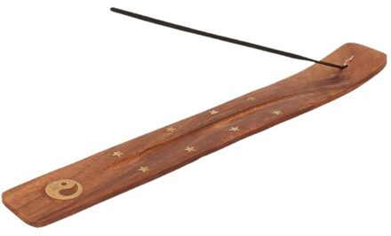 Houten wierookhouder Yin Yang - Wierookstokjes