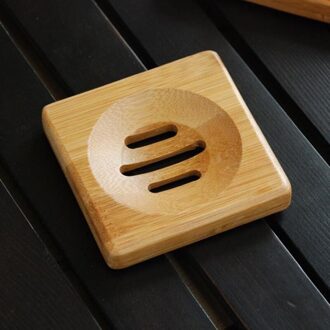 Houten Zeep Lade Afdruiprek Zeepbakjes Badkamer Zeep Houder Douche Zeep Stand Opbergdoos